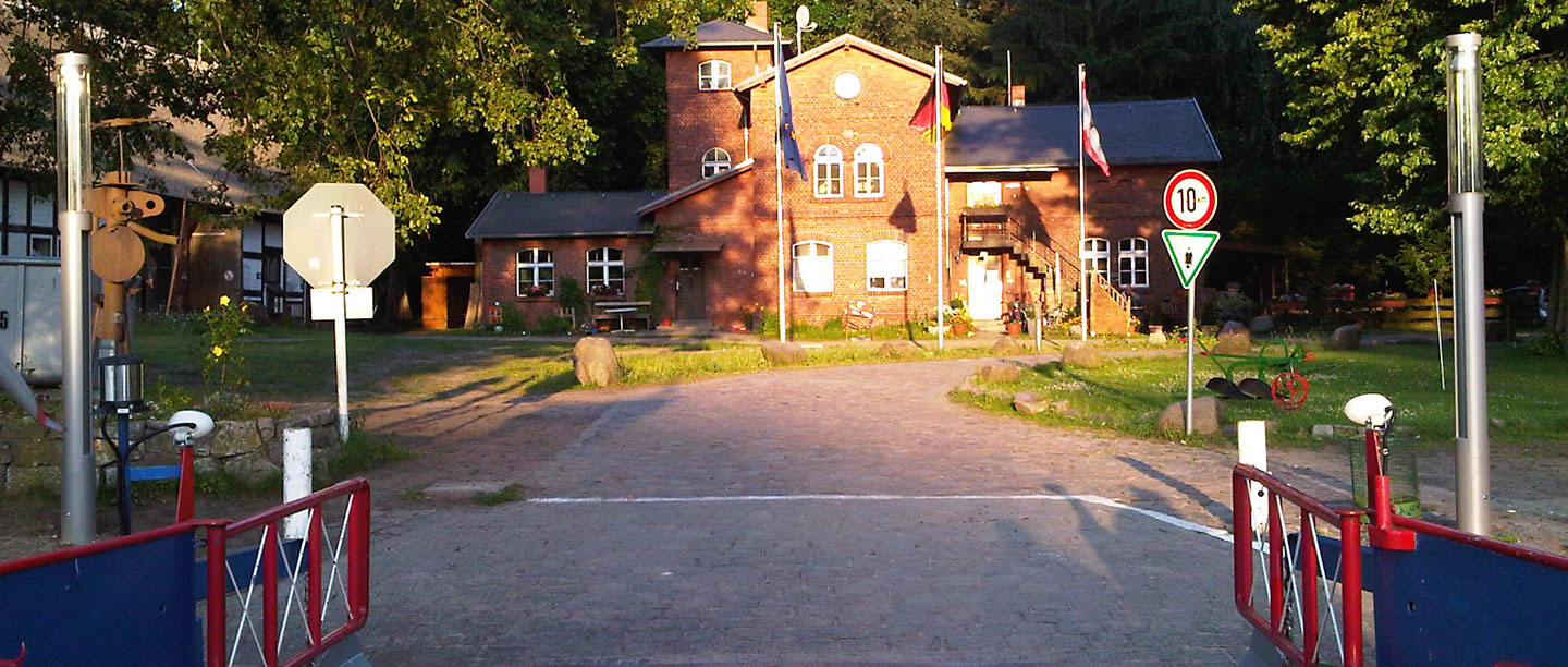 Aussicht, von der Fähre auf die Insel.